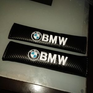 COPY - Set of 2 BMW seatbelt padded covers.